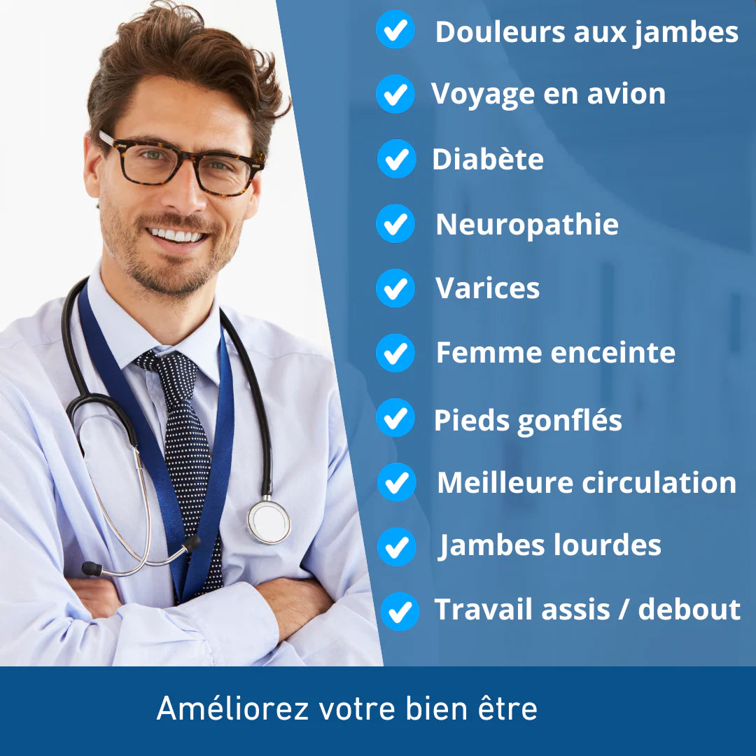 3 Paires Chaussettes de compression Leglift