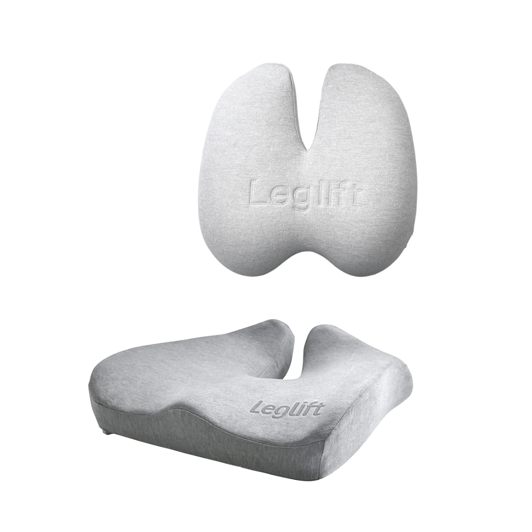 Duo Ergonomique Premium – Assise & Dossier Soutien Lombaire