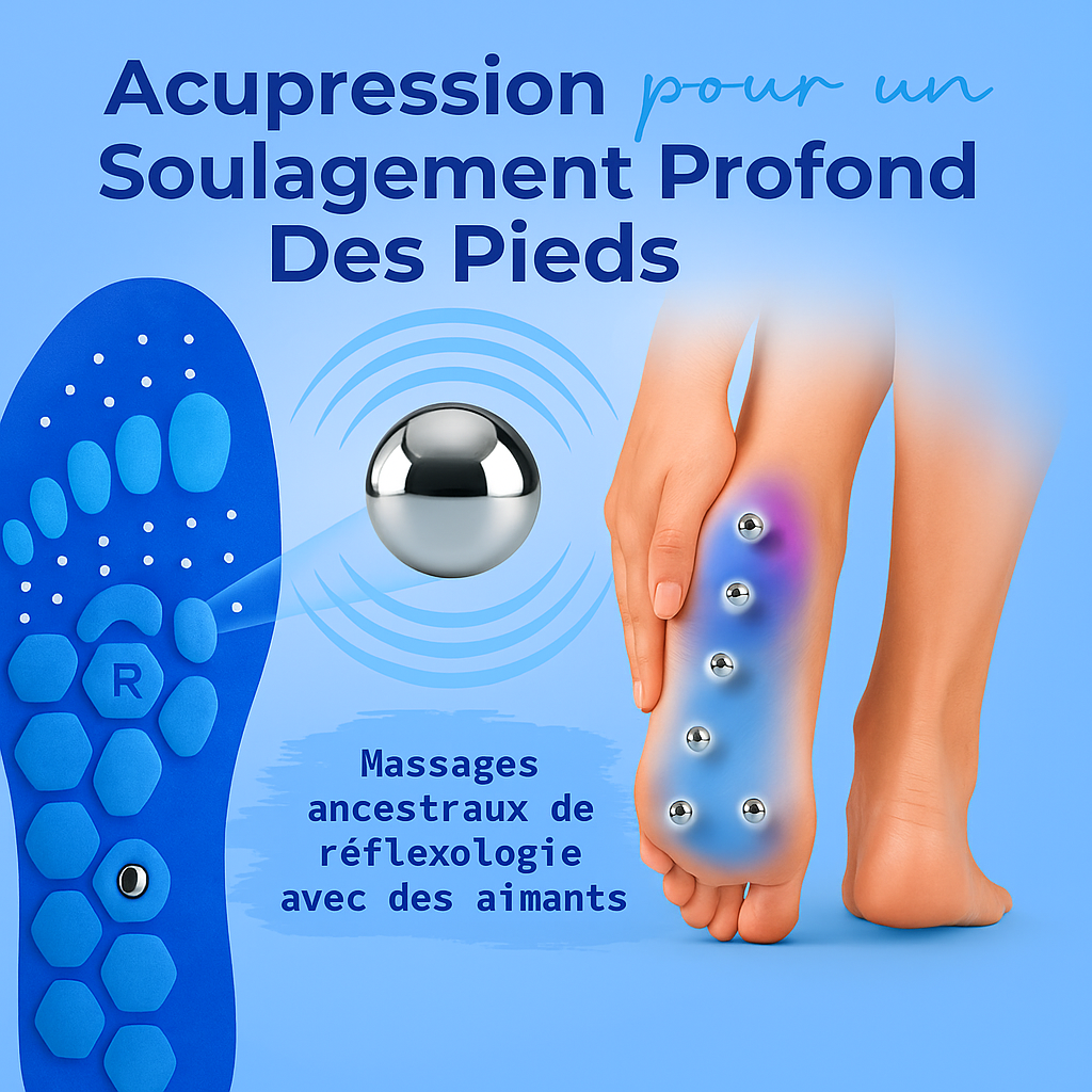 X3 Paires Semelles Anti Douleurs Plantaires